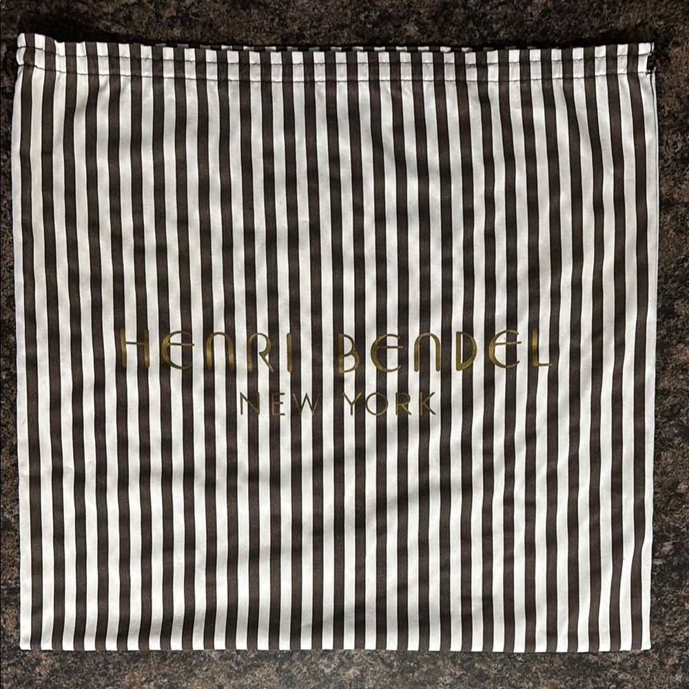 Henri Bendel Striped Dust Bag